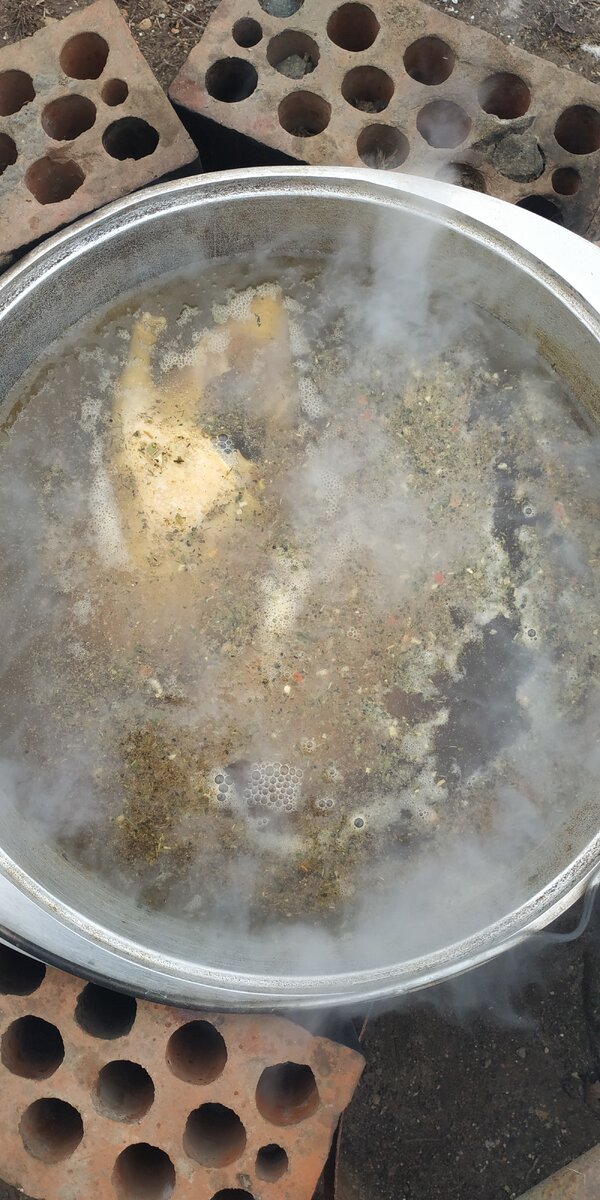 Одна уточка пошла ко дну, другая немного бок стала примораживать