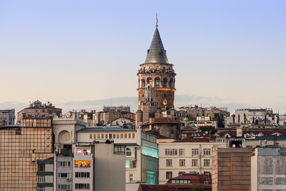 Галантская башня. The Galata Tower.