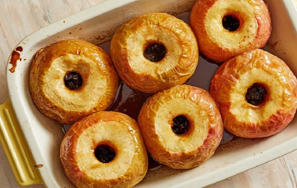 Для канала С.Пудовъ:  Рецепт запеченных яблок с ванильной  подливокй и корицей