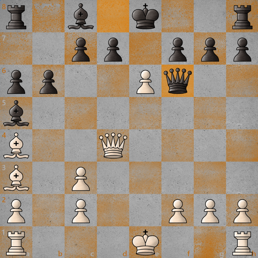 ход белых, мат