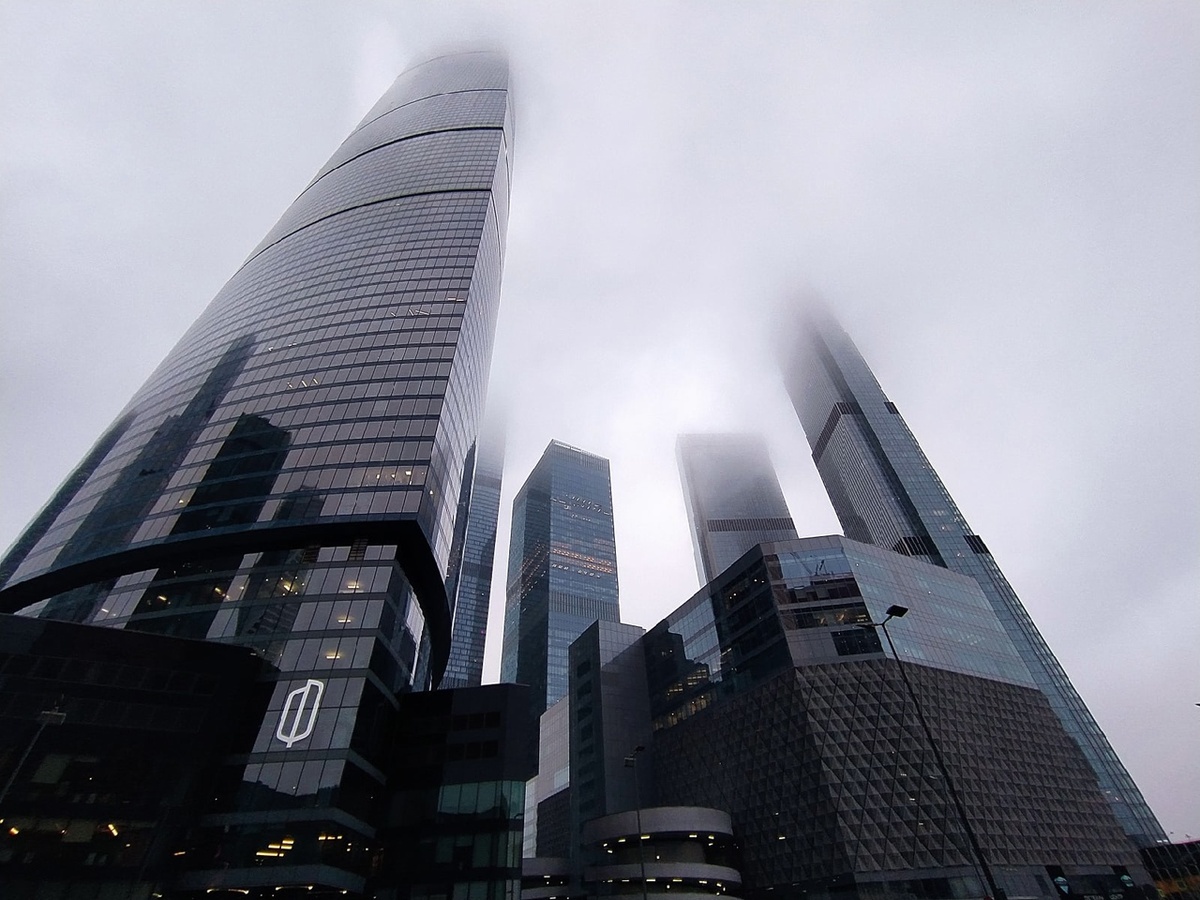 Москва-Сити...вчера днём...