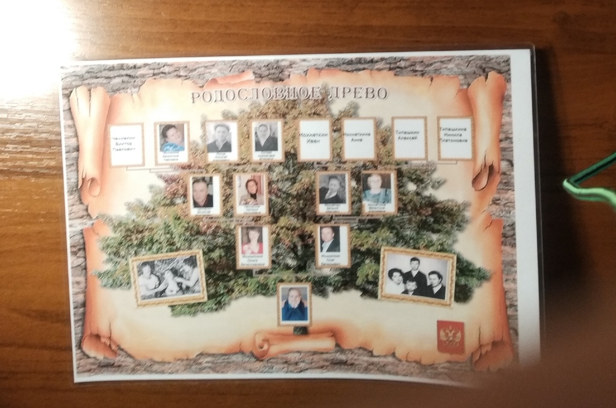 семейное древо до 4-го поколения