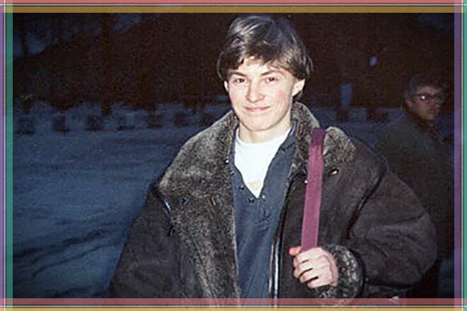 Илья Кулик в юности.