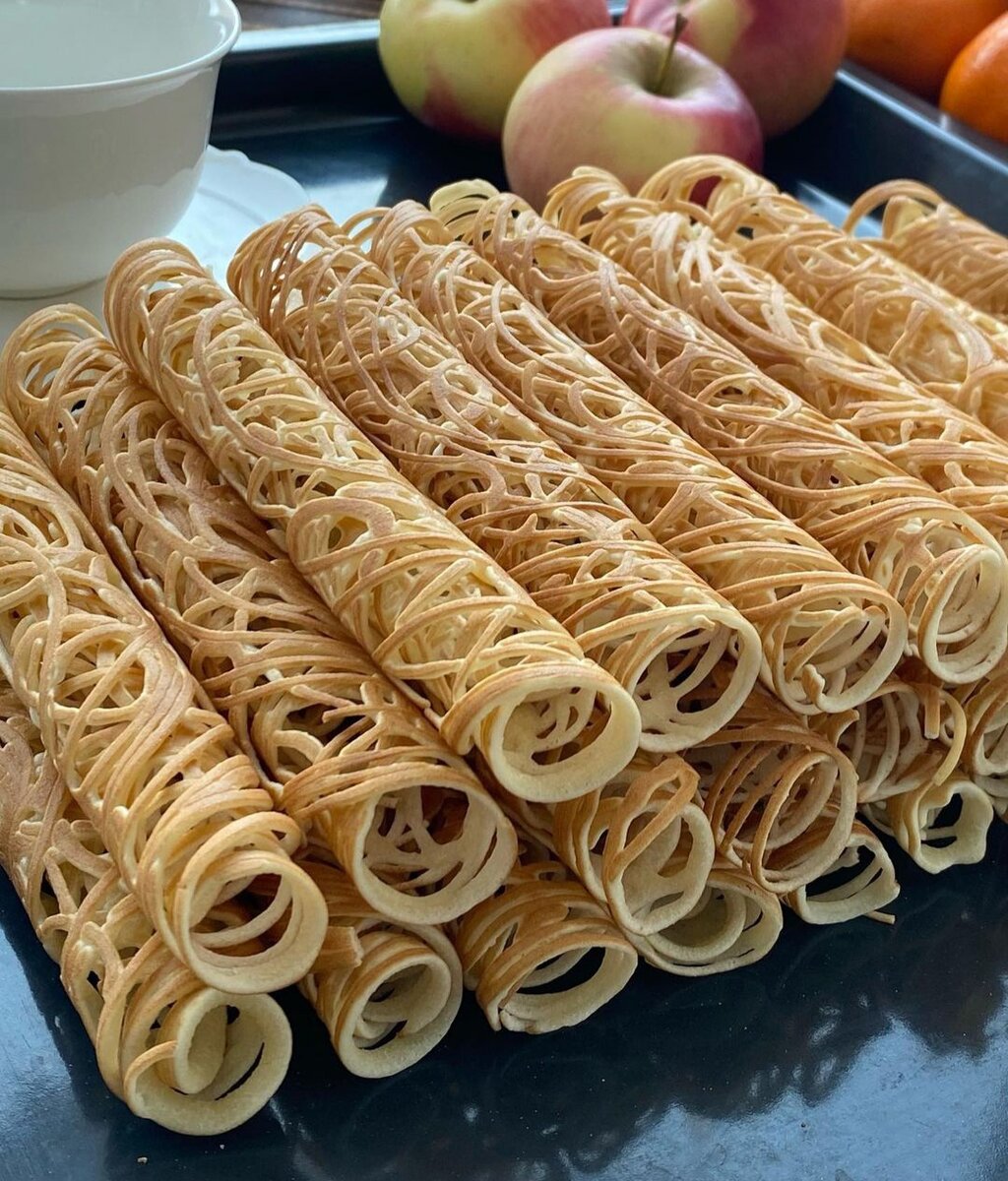 Блины трубочкой