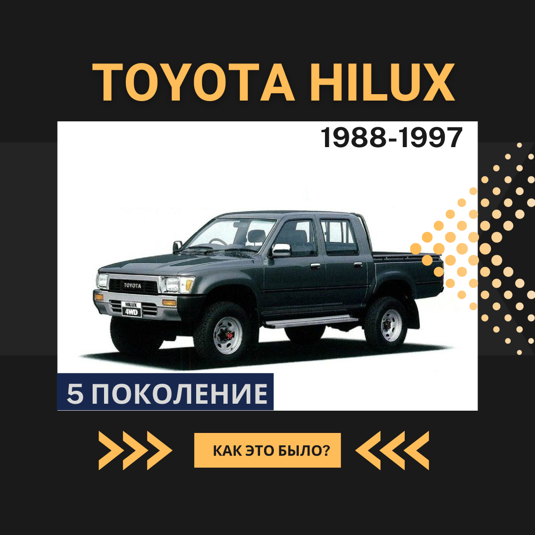 Как это было ⁉️ Toyota Hilux. Мировой ПИКАП | WorldCar | Автомобили из  Японии, Кореи и США | Дзен