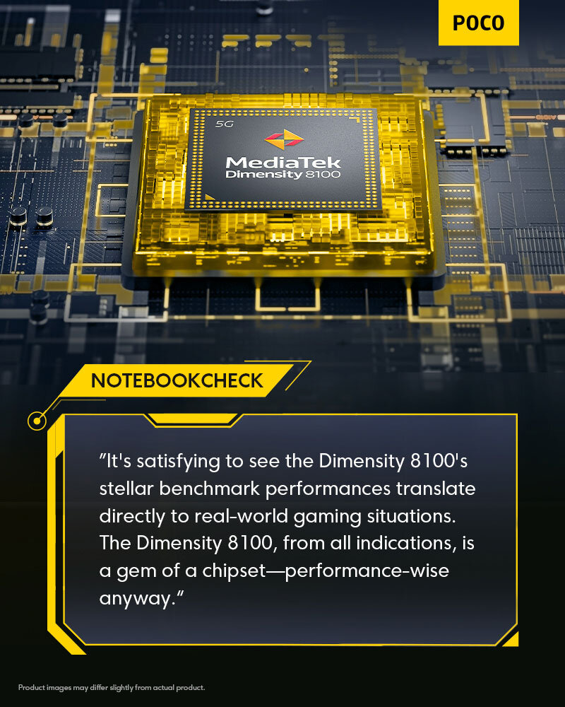 Poco X4 GT получит чип MediaTek Dimensity 8100
