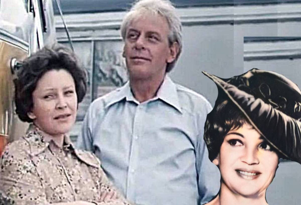 Супруги Эльза Леждей и Всеволод Сафонов. Справа в шляпке - Инна Выходцева