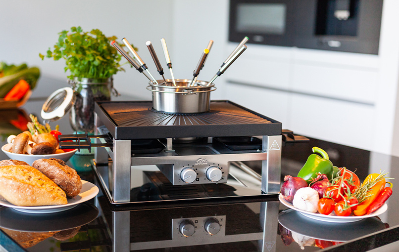 Гриль комби 3 в 1 SOLIS: Гриль-Раклетница-Фондю