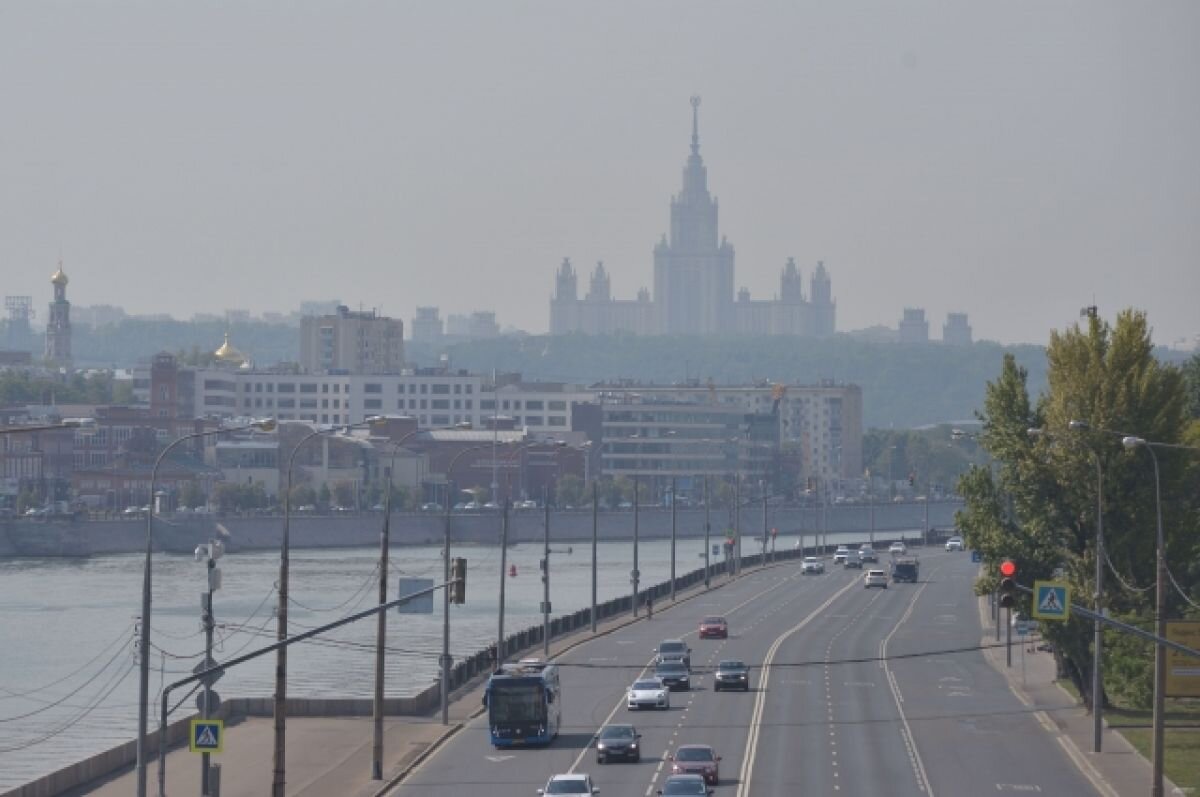    Концентрация загрязняющих веществ в воздухе Москвы снизилась в пять раз