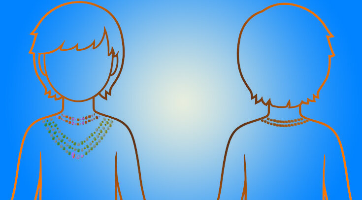     Реконструкция бусинного ожерелья Сергей Зубов и Светлана Ронжова / Археология Евразийских степей, 2022