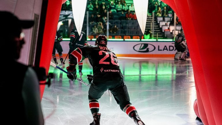    Защитник «Ак Барса» Вячеслав Войнов.ХК «Ак Барс»