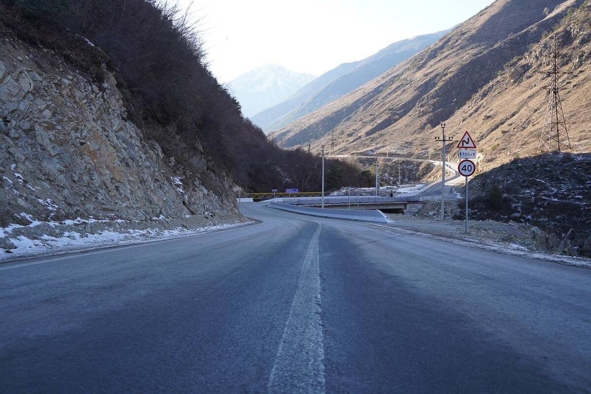 Северная Осетия горы в ноябре