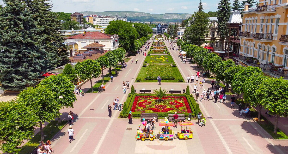 Кисловодск курортный бульвар