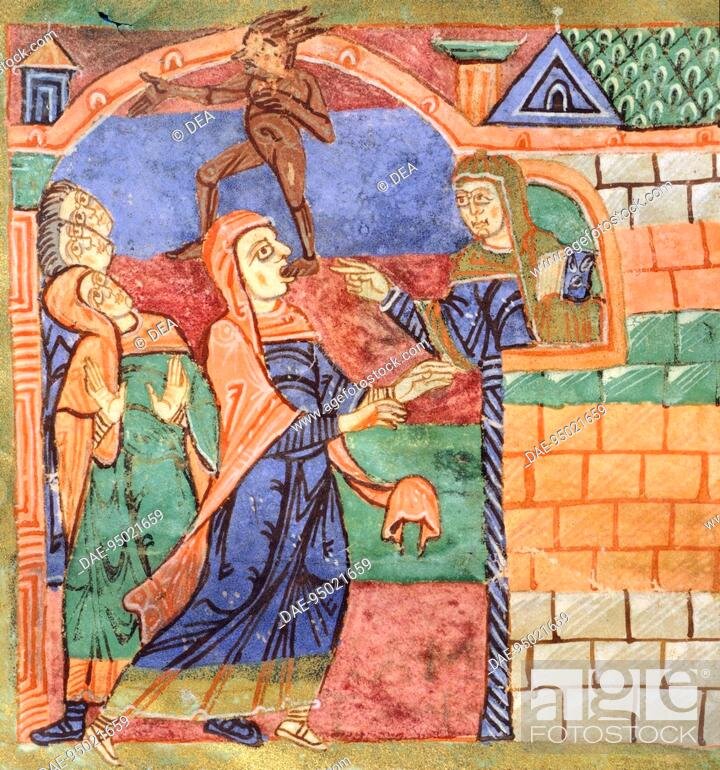 Радегунда изгоняет беса из женщины