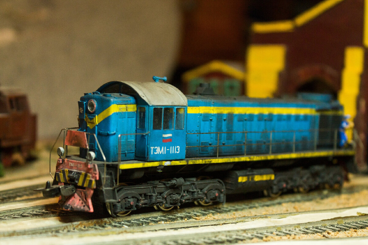 Модель тепловоза ТЭМ1-1113, 2020 год. Фото: Никита Третьяков