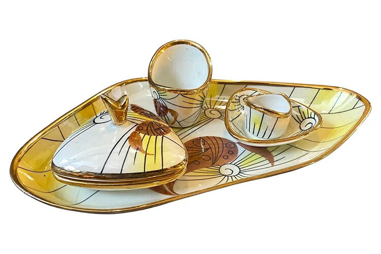 Набор для сигар. 1950-е, Ceramiche Alfa, Италия