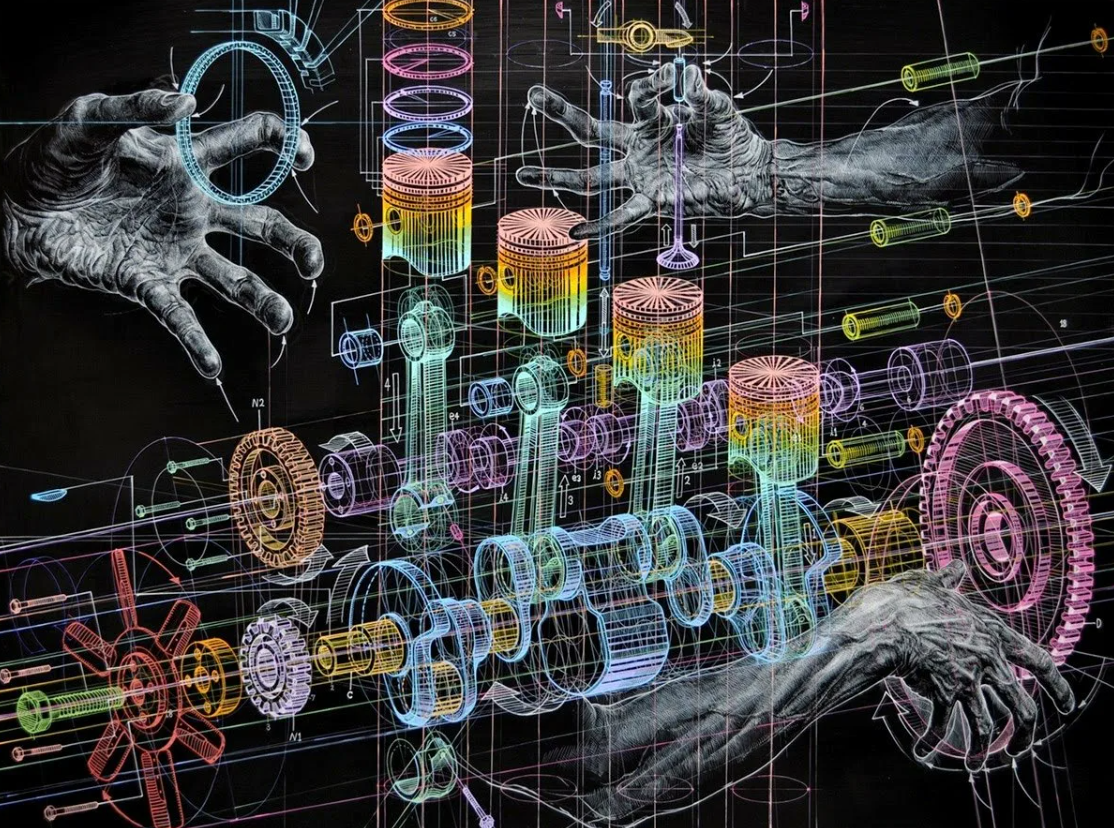 Contemporary science. Художник Atsushi Koyama.. Ацуши Кояма. Ацуши Кояма художник. Макото Кояма.