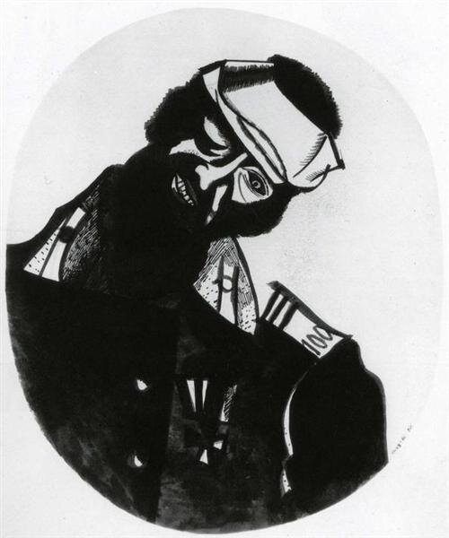 Марк Шагал. Раненый солдат. 1914 г.