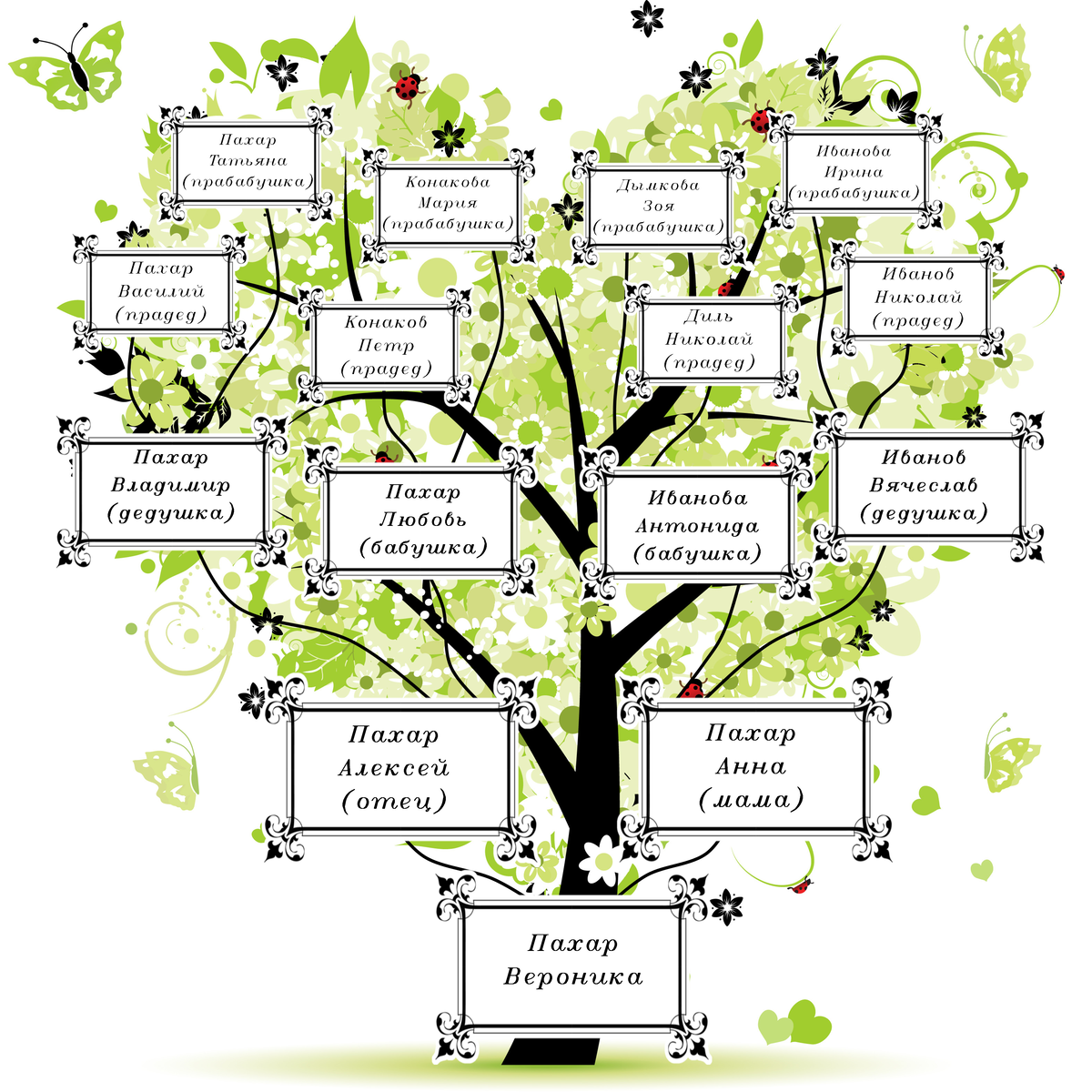 Как правильно составить генеалогическое древо семьи?