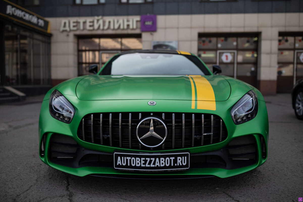 Как защищали зверя “Зеленого ада” — Mercedes-Benz AMG GT R | ABZ Детейлинг  | Дзен