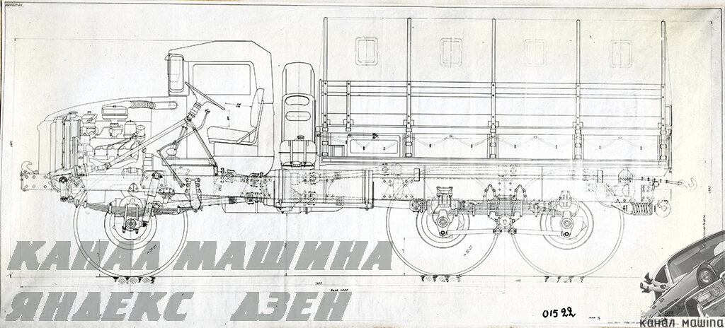 Урал 375 чертеж