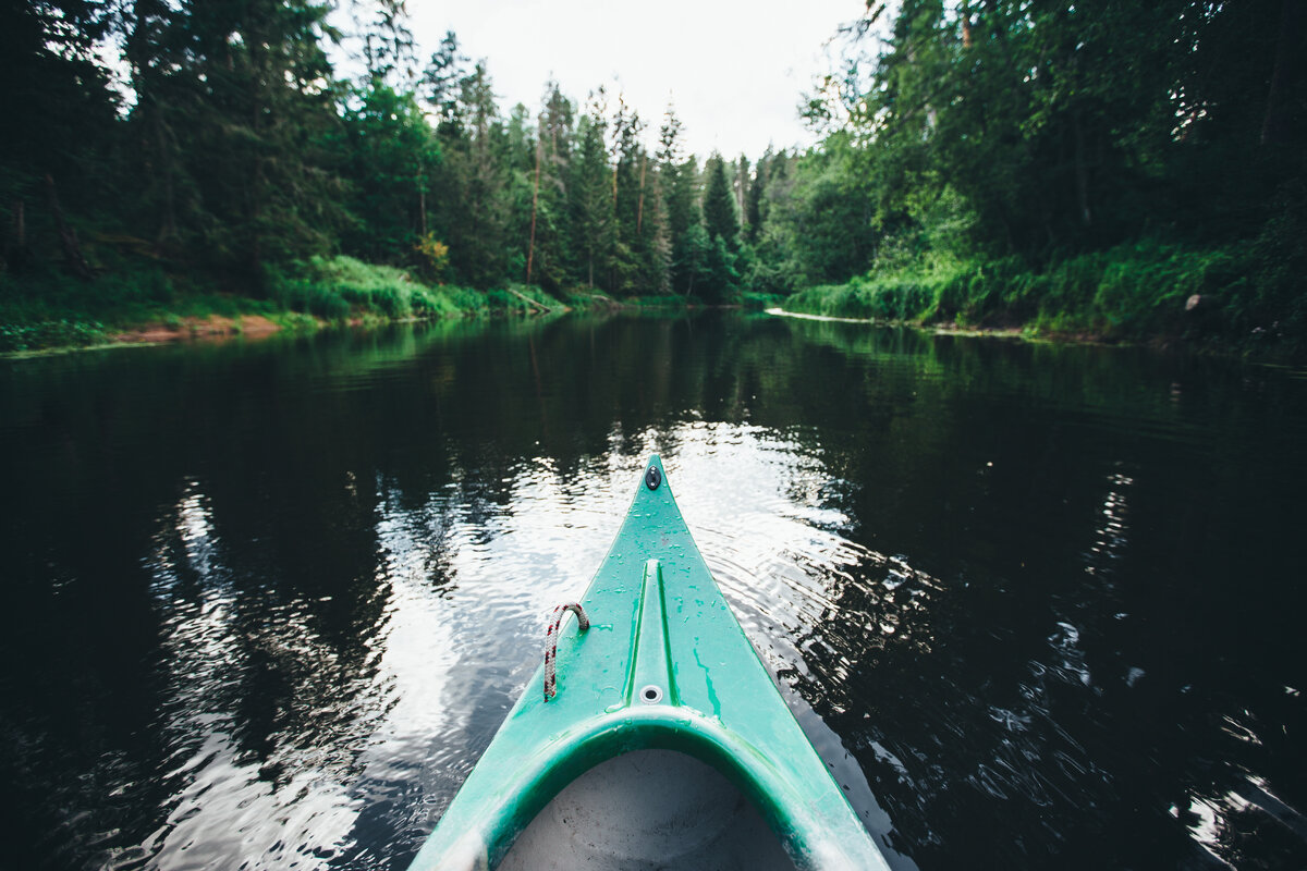 Каякинг на реке Салаца