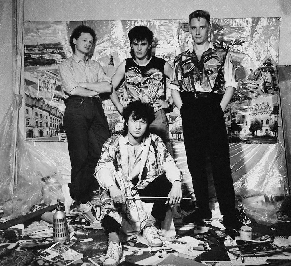 Титов, Каспарян, Гурьянов, Цой (фото из открытых источников)