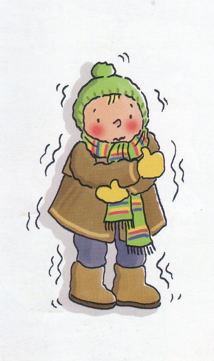 Теплая одежда людей зимой