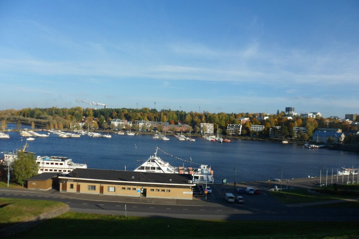 Лаппеэнранта. Вид на гавань с крепости. Фото из личного архива, 2013