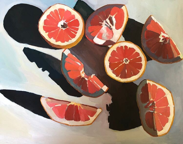 Картина : «Красный Грейпфрут» 