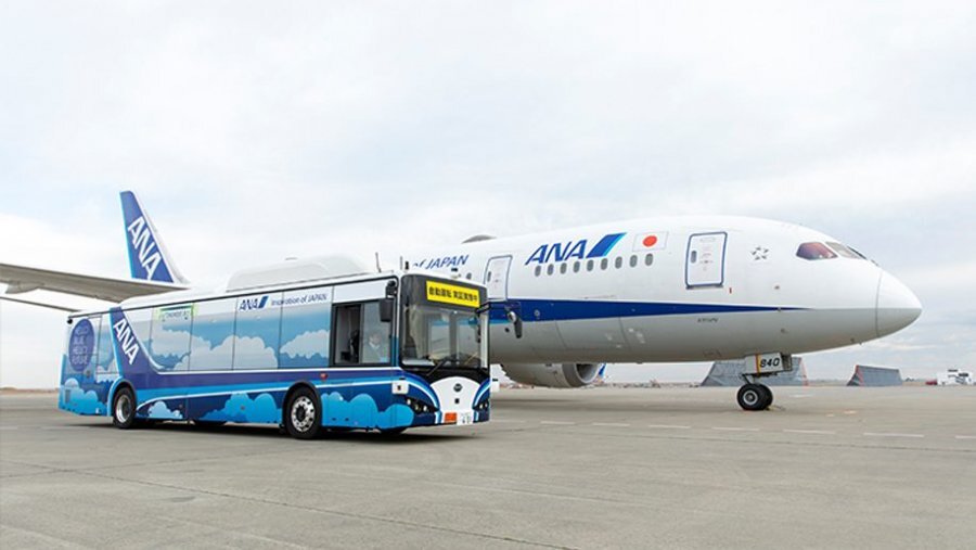 ANA тестирует автономный электробус