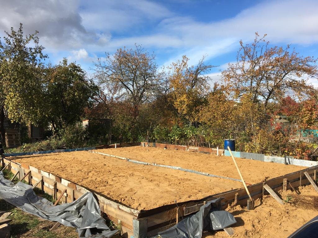 Подготовка фундамента