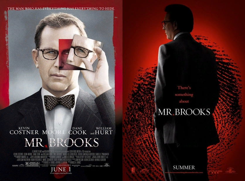 Кто вы мистер брукс сюжет. Кто вы Мистер Брукс. Mr. Brooks 2007 poster. Мистер Брукс (2007) Постер.