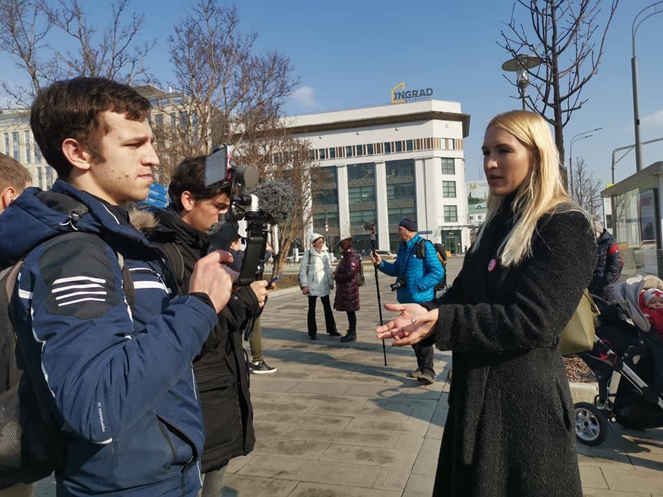 пикет родителей у Департамента здравоохранения Москва