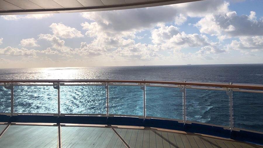 Вид с палубы круизного лайнера Princess                                                                                                  Фото: предоставлено пассажиркой лайнера