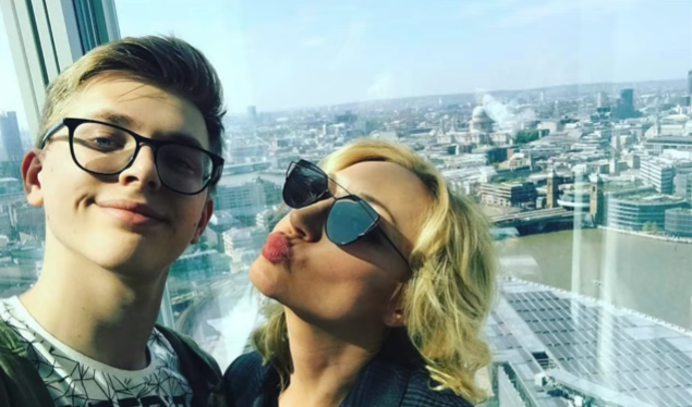 Кристина с сыном