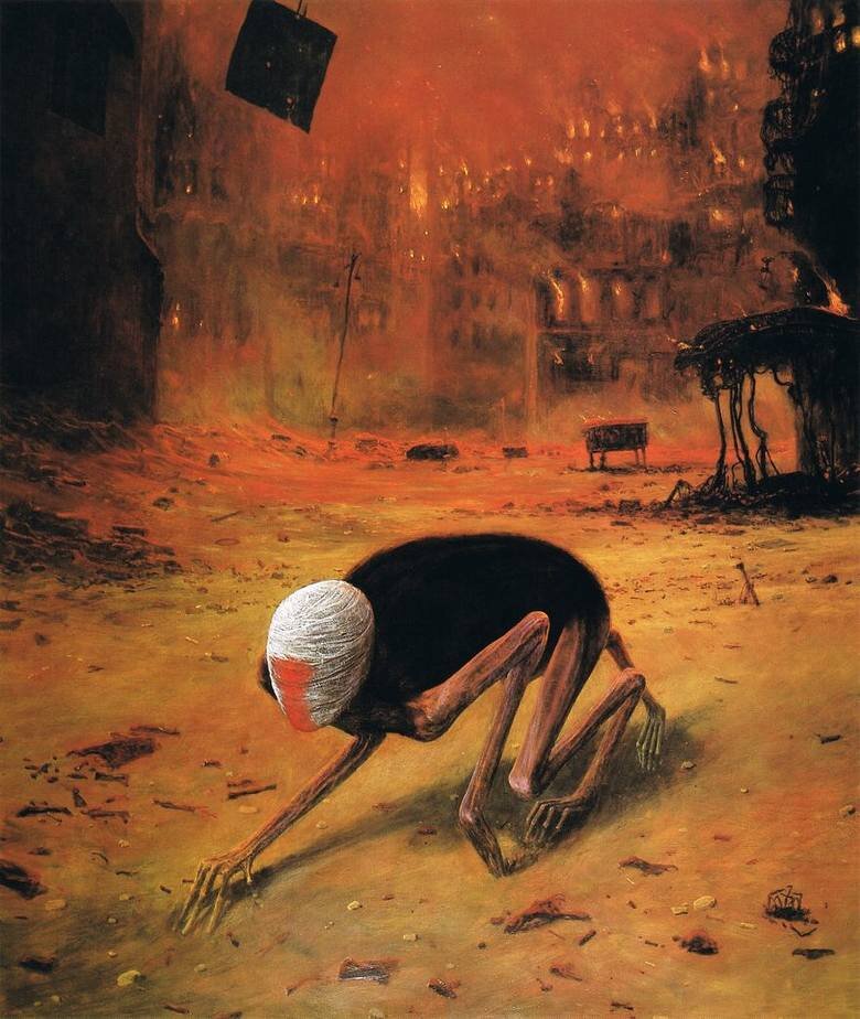 Художник Здзислав Бексиньский
