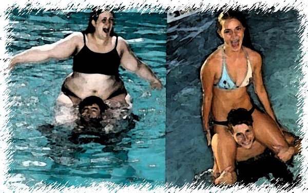 Стройная подруга толстой жены