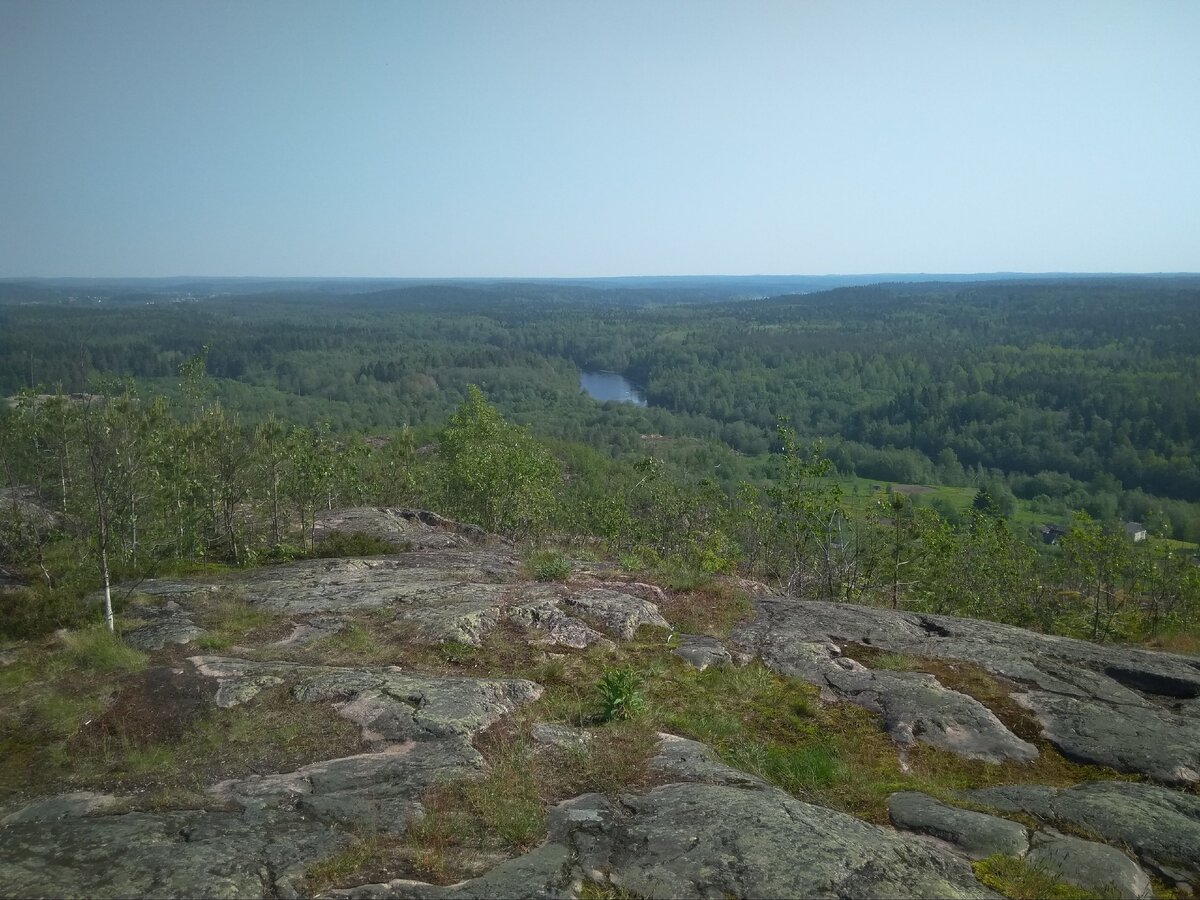Карелия с вершины Хийденвуори
