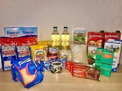 Продуктовые наборы для категории школьников