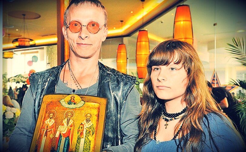 Иван с дочерью Анфисой.