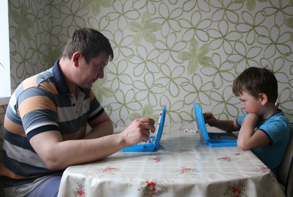 Морской бой. Сын против отца или наоборот.