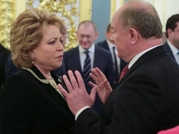 Матвиенко (слева) и Зюганов обладают самым богатым аппаратным опытом