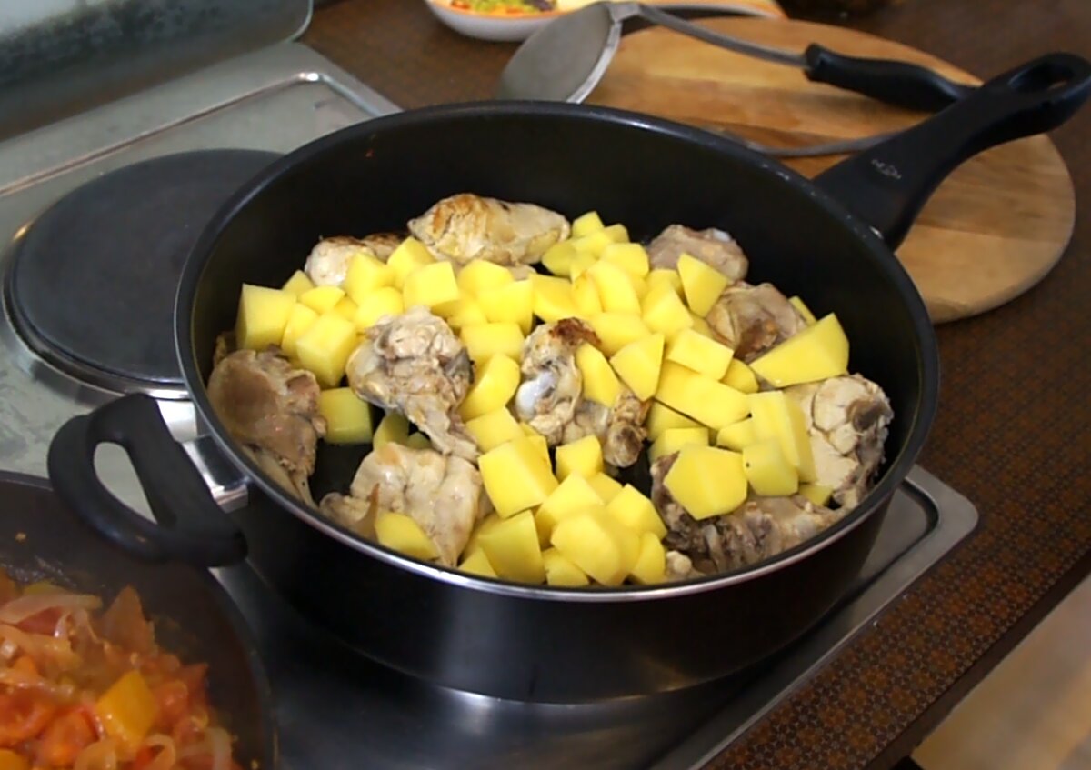 Бозартма из курицы (Азербайджанская кухня)