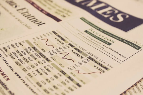 Финансовый раздел газеты The New York Times 