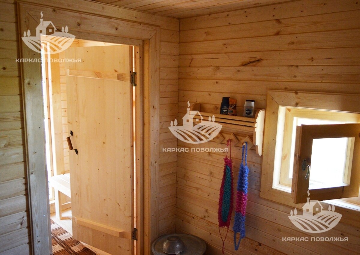 Внутренняя отделка бани