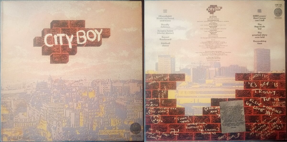 английское издание дебютного альбома City Boy (1976)