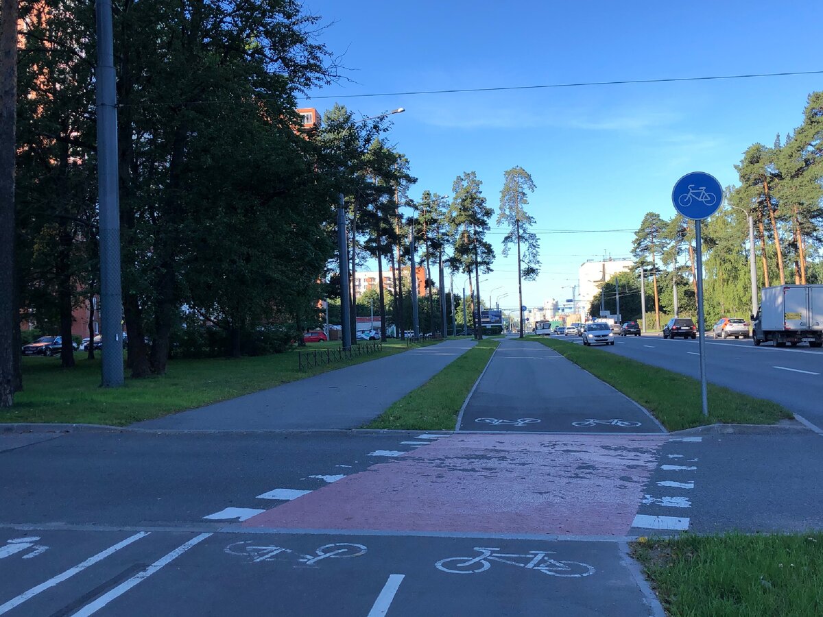 велодорожки в санкт петербурге