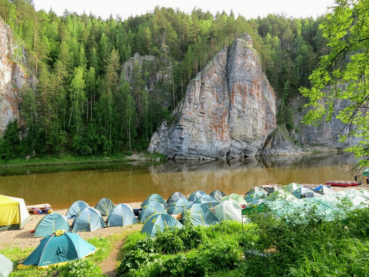 Старый лагерь на Омутной.