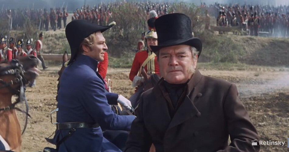 Кадр из фильма «Ватерлоо», режиссёр Сергей Бондарчук, 1970 год